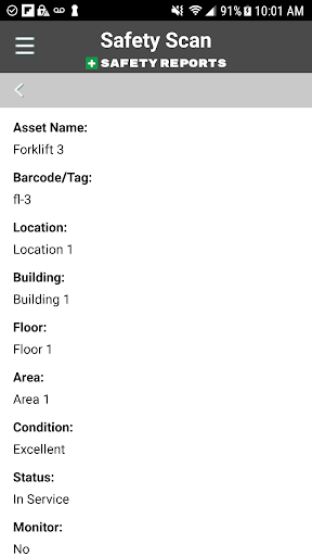 Safety Reports Scan App | SR Screen 3