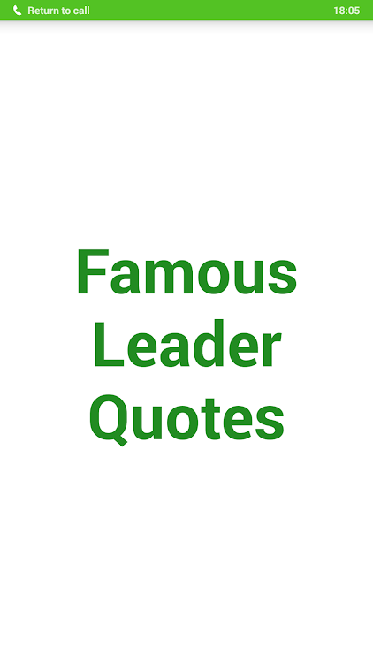 Famous Leader Quotes - 3.1.6 - (Android)