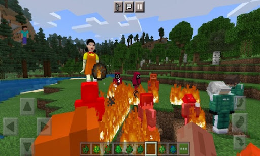 Mods Squid Game Minecraft PE