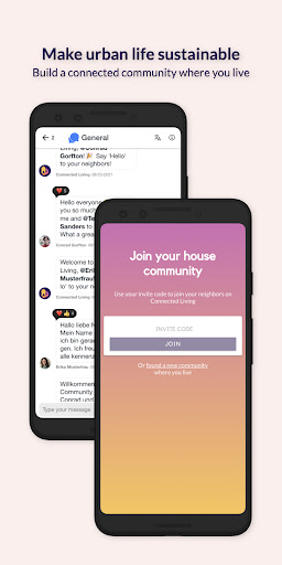Android application Connected Living Messenger screenshort