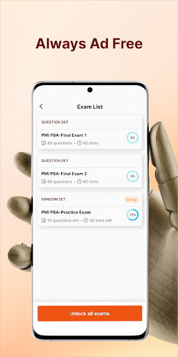PBA Exam Simulator Screen 3