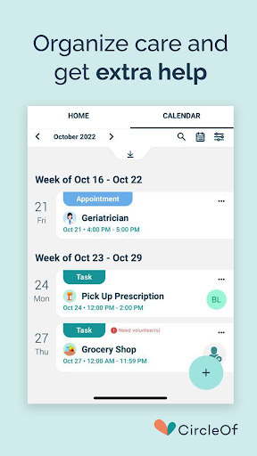 Screenshot of CircleOf: Smart Care Of Family