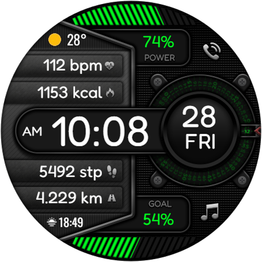 Get DIGI TURODA Sport Watch face for Android Aso Report