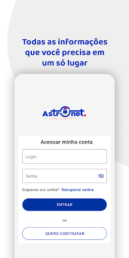 Android application Astronet SAC screenshort