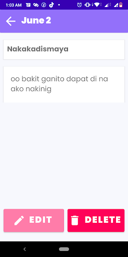 TNR DIARY Screen 3