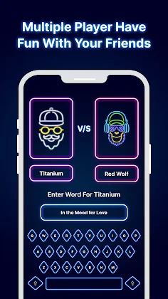 Hangman Glow Word Puzzle Games - Screenshot 4