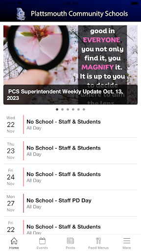 Android application PCSD screenshort