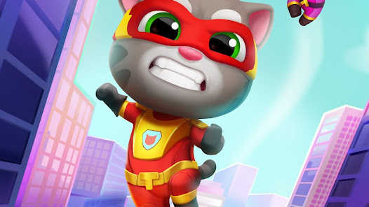 Talking Tom Hero Dash hack Download by APK Home  4.9.2.7384 (unlimited money) Gallery 5