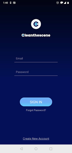 Android application Clean the Scene screenshort