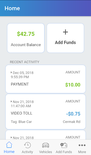 Android application IPASS Illinois screenshort