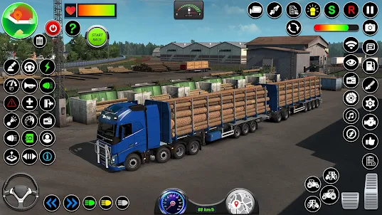 giao hàng nặng: lái xe tải