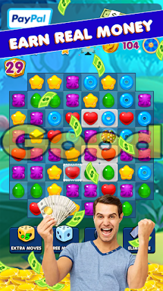 Lucky Match3 & Cash Money - Screenshot 1