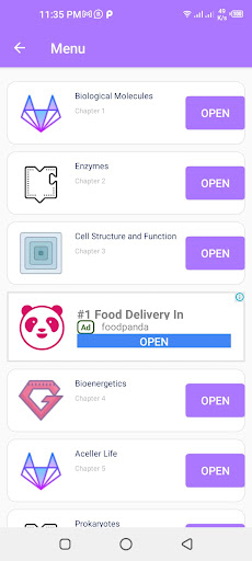 Biology Class 11th Textbook Screen 3