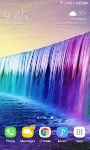 Purple Waterfall LWP
