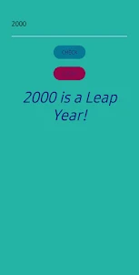 Check Year Leap