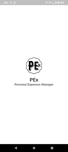 Android application PEx - Personal Expense Manager screenshort