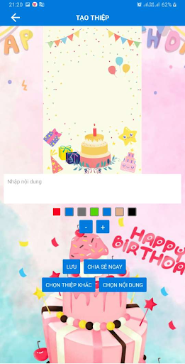 Thiệp Chúc Sinh Nhật Screen 2