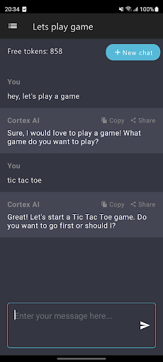 Cortex AI - Your personal GPT Screen 2
