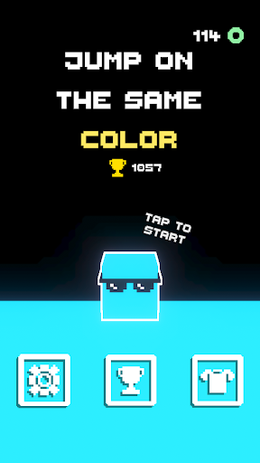 Android application Jump On The Same Color screenshort