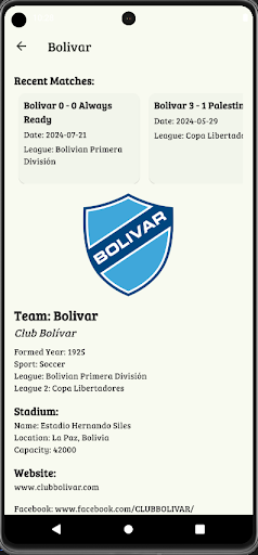 Fútbol Boliviano Screen 2