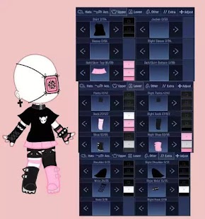 Outfit Ideas Gacha Club Screenshot