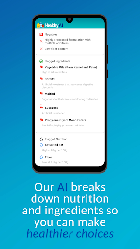 HealthyAI - Nutrition Scanner Screenshot 2 - AppWisp.com