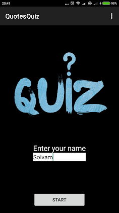 Quotes Quiz - Screenshot 1