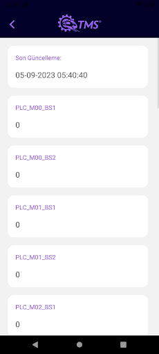 Android application Tracker screenshort