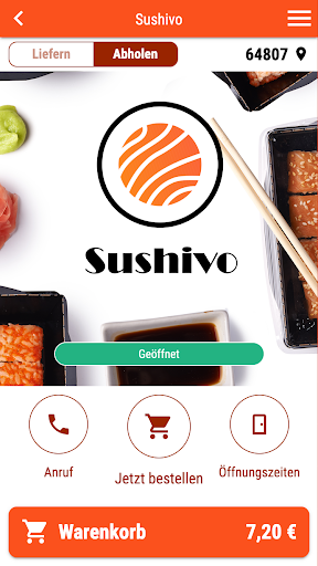 Android application Sushivo screenshort