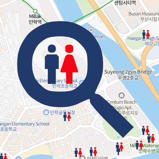 한밤의 해우소 - 심야 개방 화장실 찾기 logo