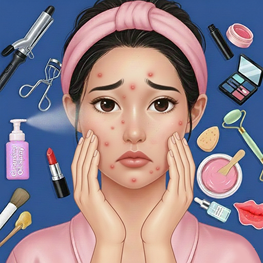 Skincare ASMR Makeup Games icon