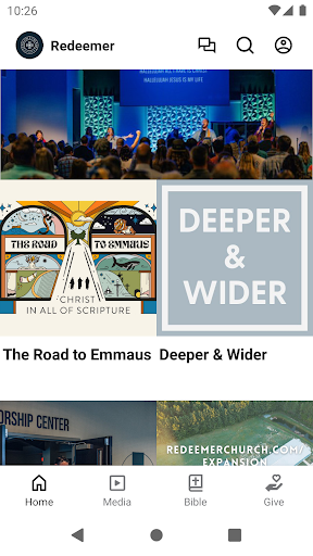 Android application Redeemer Church NC screenshort