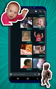 Moving babies Stickers - Animated stickers tafoukt 1.0 APK screenshots 5