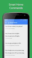 screenshot of Commands for Google Assistant