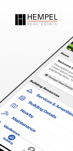 Android application Hempel Real Estate screenshort
