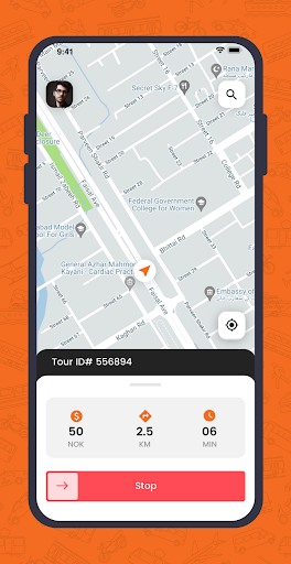 Android application CT Driver screenshort