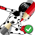Cover Image of Baixar Coloring LadyBugs books 1.4 APK