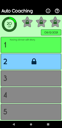 Android application Auto Coaching screenshort