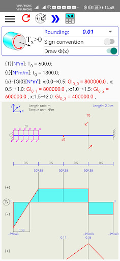 Mechanics of material calculat Screen 3