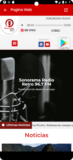 Sonorama Radio Huancayo Screen 3