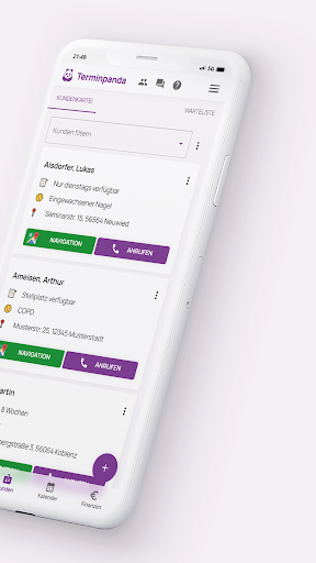 Terminpanda – Kunden & Termine Screen 2