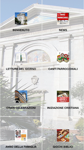 Android application Parrocchia S. Giacomo Carrara screenshort