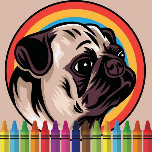 Cute Pug Coloring Book Download on Windows
