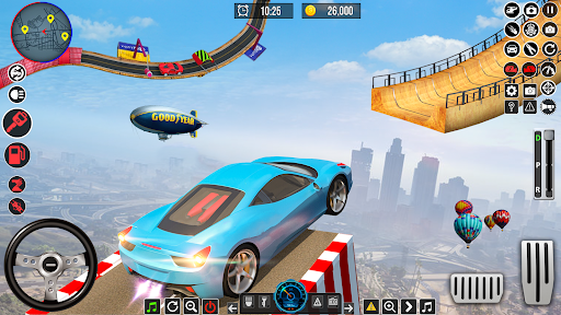 Ramp Car Games: Stunt Car Game 18