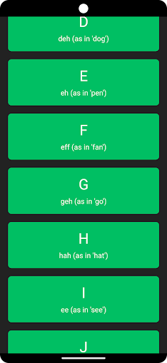 German Alphabets Screen 3
