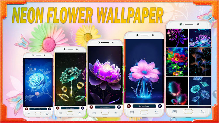 Neon Flower Wallpaper - 1.04 - (Android)