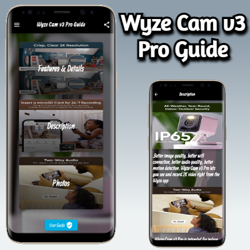 Android application Wyze Cam v3 Pro Guide screenshort