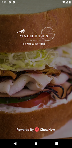 Android application Machete's Mean Sandwiches screenshort