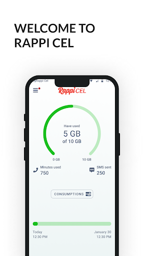 Android application SoyRappi Cel screenshort