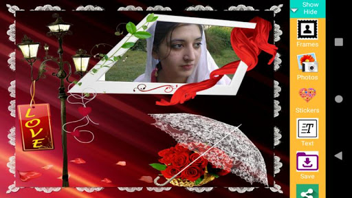 Heart Love photos frame Screen 2